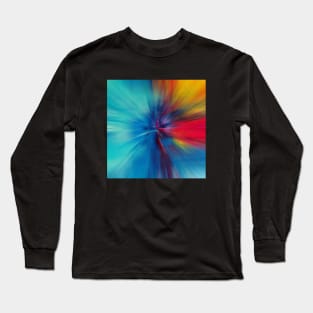 Abstract #2 - Colorful Radiation Long Sleeve T-Shirt